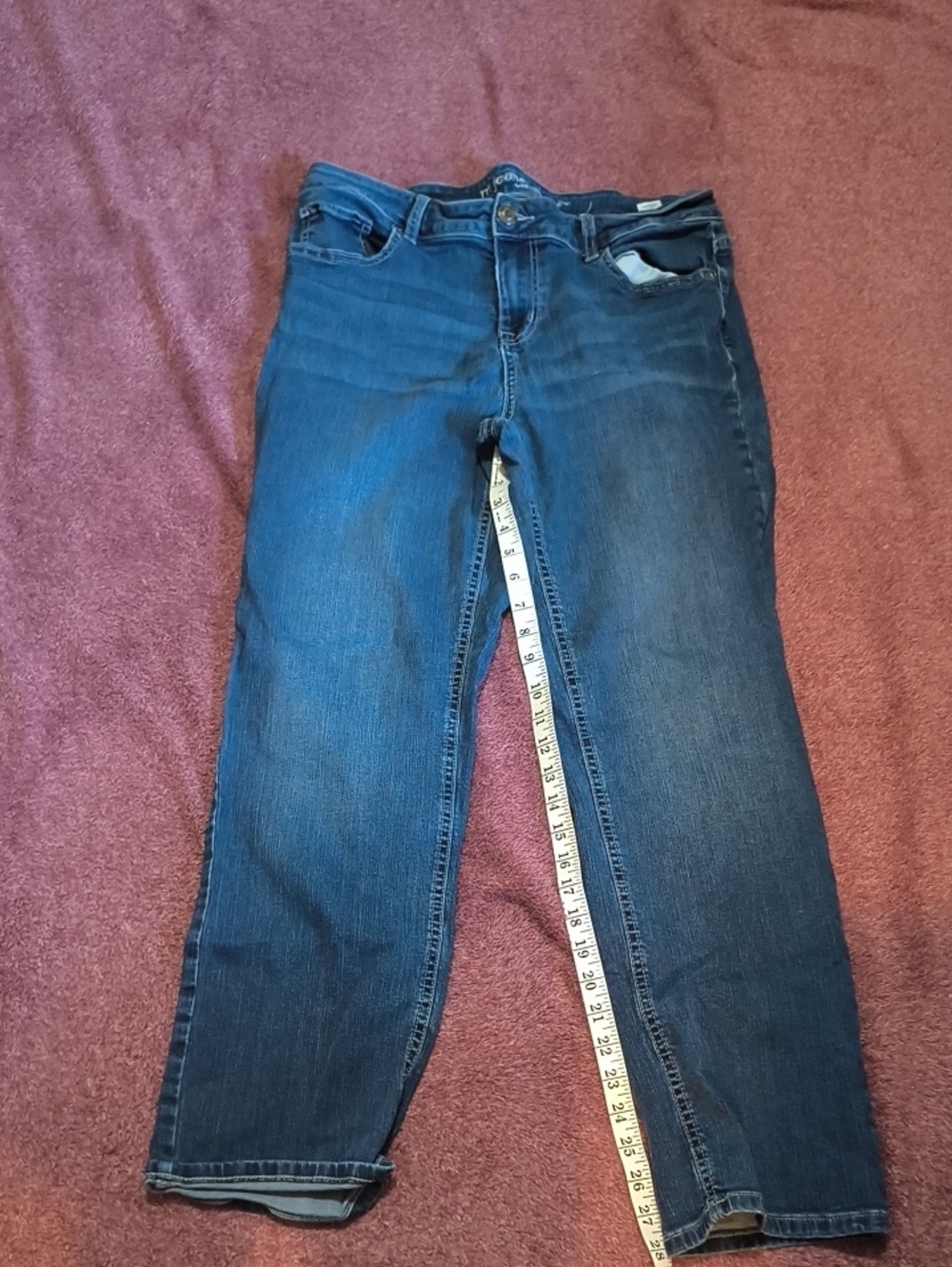 Maurices Dark Blue Straight Leg Jeans
